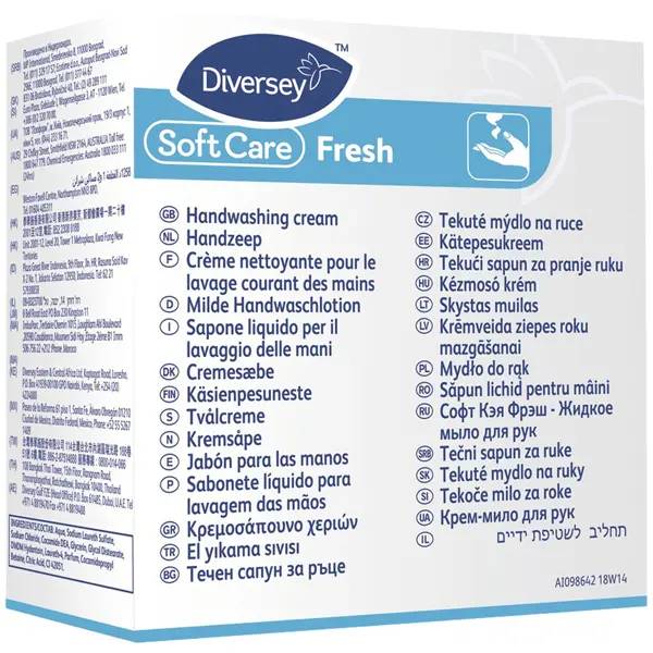 Ein Bild von Diversey Soft Care Fresh H1 Seifenlotion - 6x800 ml