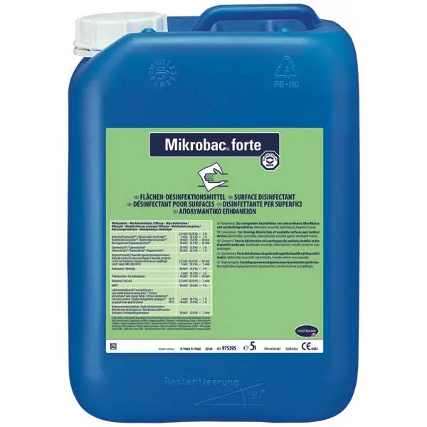 Ein Bild von Hartmann Mikrobac forte Flächendesinfektionsreiniger - 5 Liter