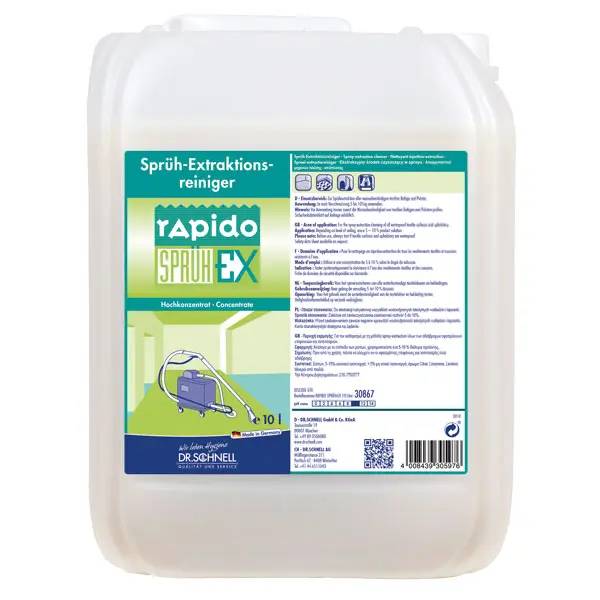 Ein Bild von Dr. Schnell rapdio Sprüh-EX Sprüh-Extraktionsreiniger - 10 Liter