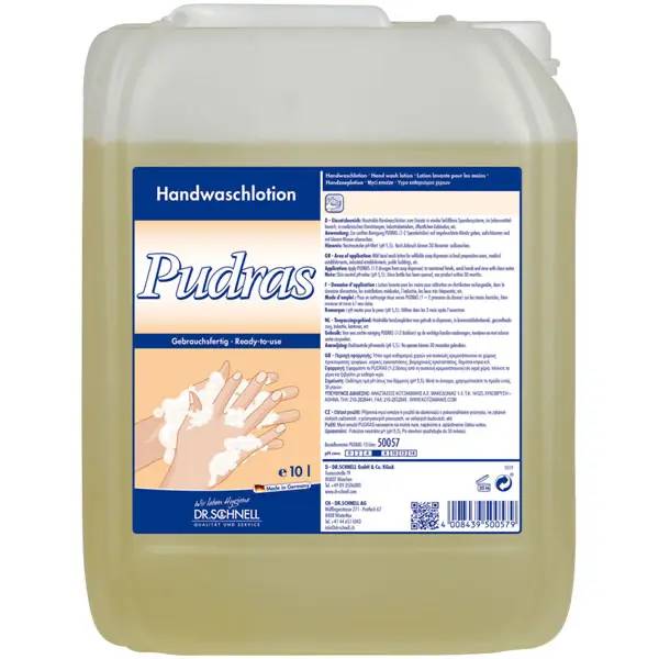 Ein Bild von Dr. Schnell Pudras Handwaschlotion - 10 Liter