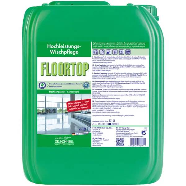 Ein Bild von Dr. Schnell FLOORTOP Hochleistungs-Wischpflege - 10 Liter