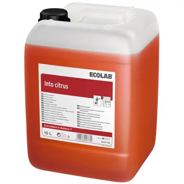 Ein Bild von Ecolab Into Citrus Sanitär-Kraftreiniger - 10 Liter