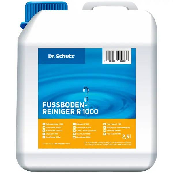 Ein Bild von Dr. Schutz Fußbodenreiniger R 1000 - 2,5 Liter