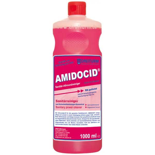 Ein Bild von Dreiturm AMIDOCID Sanitär-/Schwimmbad-Kraftreiniger-Konzentrat - 1 Liter