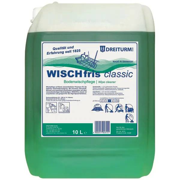 Ein Bild von Dreiturm WISCHfris classic Bodenwischpflege - 10 Liter