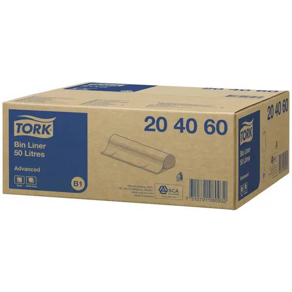 Tork B1 Müllbeutel 50 Liter - transparent