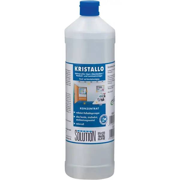 Ein Bild von Solution Glöckner KRISTALLO Unterhaltsreiniger/Kalklöser - 1 Liter