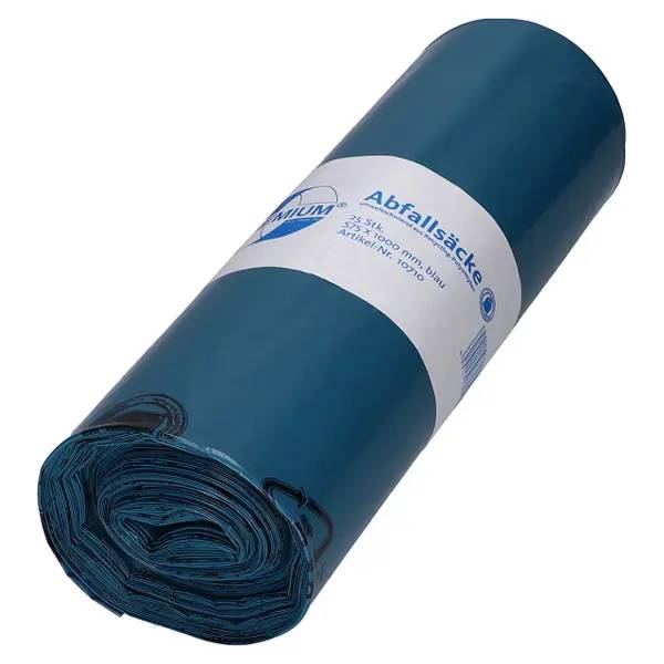 Deiss Premium Abfallsäcke 70 Liter - blau