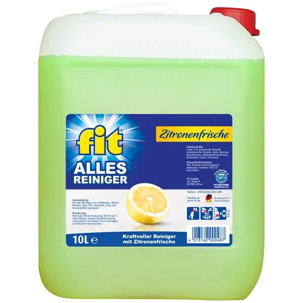 Ein Bild von Fit Allesreiniger Zitronenfrische - 10 Liter