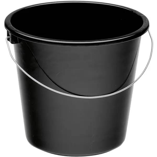 Nölle Profi Brush Plastikeimer 5 Liter - schwarz