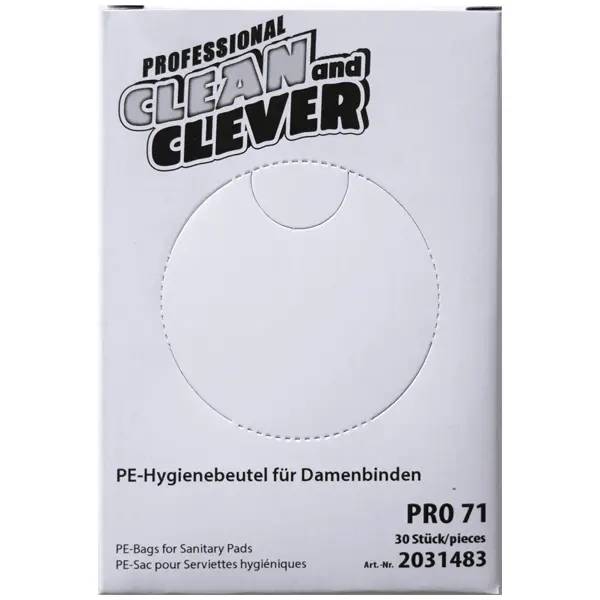 Ein Bild von CLEAN and CLEVER PROFESSIONAL Hygienebeutel PRO71 - weiß