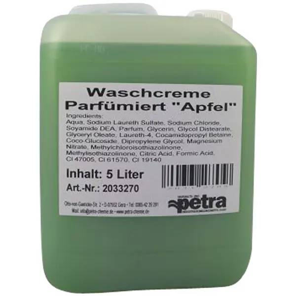 Ein Bild von Petra Waschcreme grüner Apfel - 5 Liter