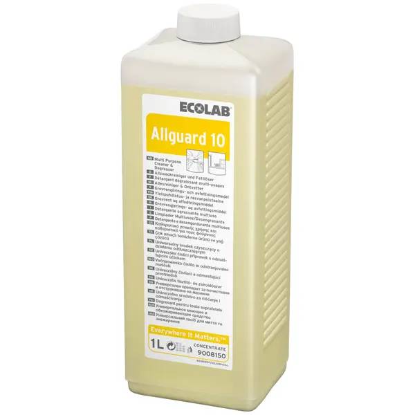 Ein Bild von Ecolab Allguard 10 Allzweckreiniger & Fettlöser - 4x1 Liter