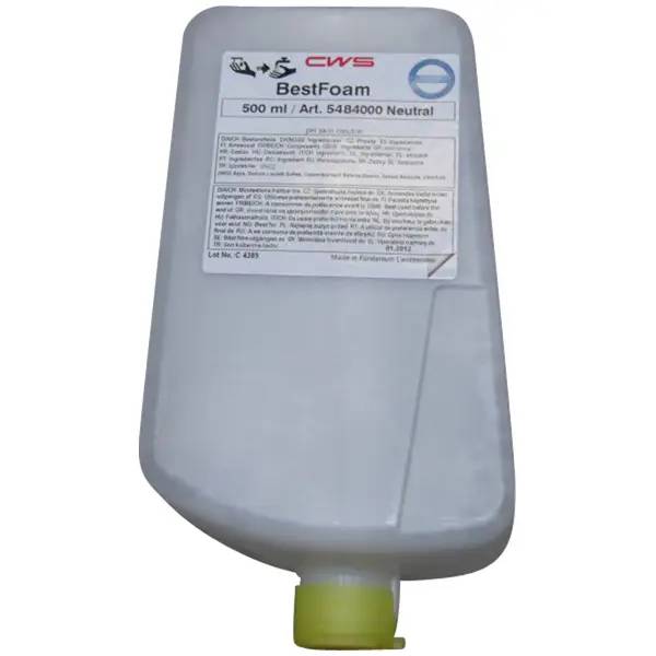 Ein Bild von CWS BestFoam Neutral Seifenkonzentrat - 12x500 ml