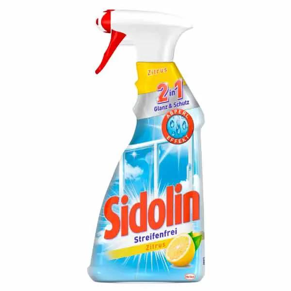 Ein Bild von Sidolin Zitrus Glasreiniger - 500 ml