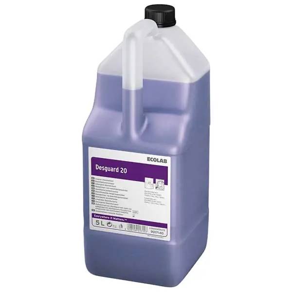 Ein Bild von Ecolab Desguard 20 Desinfektionsreiniger - 2x5 Liter