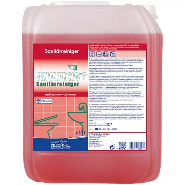 Ein Bild von Dr. Schnell Multicid Sanitärreiniger - 10 Liter