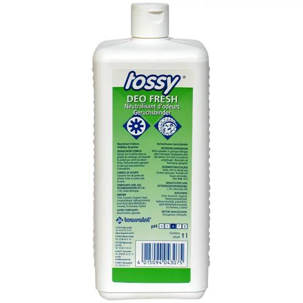 Ein Bild von Tossy Deo fresh Geruchsbinder - 1 Liter