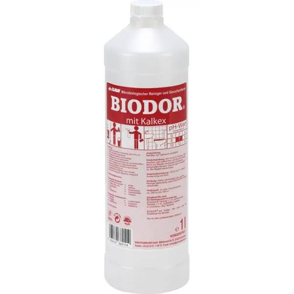 Ein Bild von Biodor mit Kalkex Reiniger & Geruchsvernichter - 1 Liter