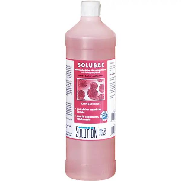 Ein Bild von Solution Glöckner SOLUBAC Konzentrat Geruchsentferner - 1 Liter