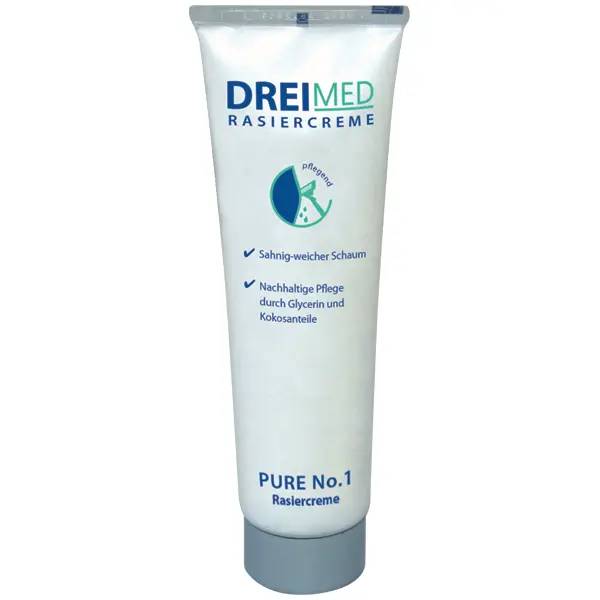 Ein Bild von Dreiturm DREIMED Rasiercreme Pure No.1 - 100 ml