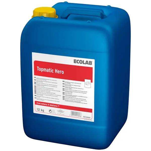 Ein Bild von Ecolab Topmatic Hero Geschirrspülreiniger - 12 kg