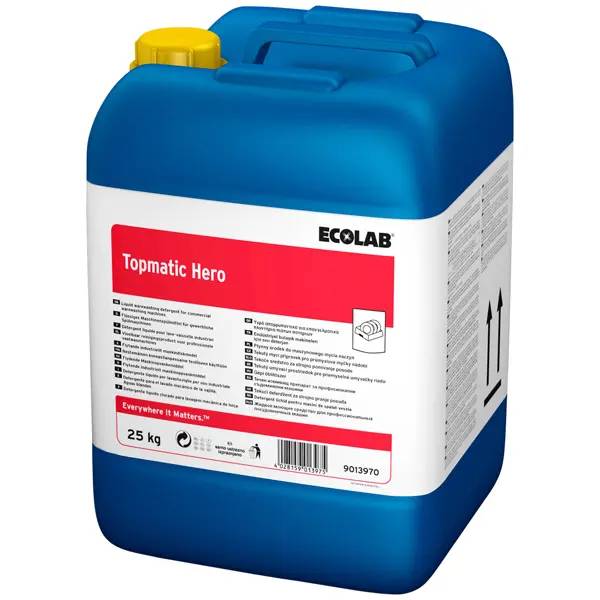 Ein Bild von Ecolab Topmatic Hero Geschirrspülreiniger - 25 kg