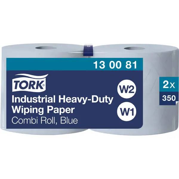 Ein Bild von Tork W1/W2 Extra Starke Industrie Papierwischtücher - 3-lagig