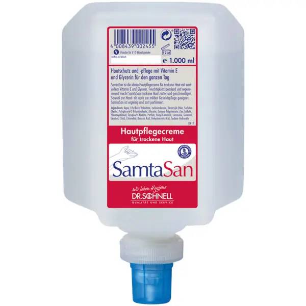 Ein Bild von Dr. Schnell SamtaSan Pflegecreme - 1 Liter