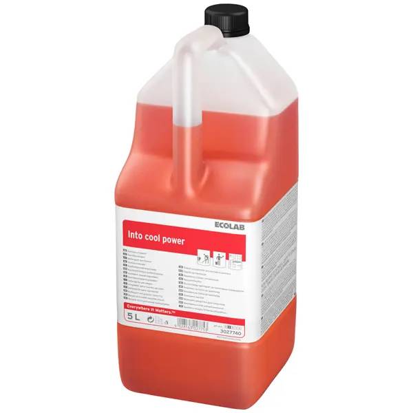 Ein Bild von Ecolab Into cool power Duft-Sanitärreiniger - 5 Liter