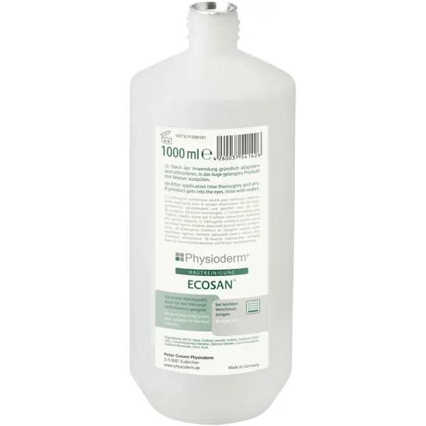 Ein Bild von Greven Physioderm Ecosan Hautreiniger (Rundflasche) - 1 Liter