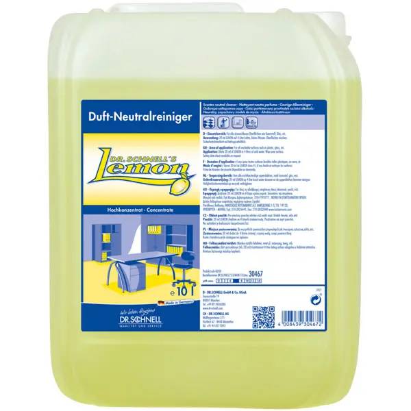 Ein Bild von Dr. Schnell Lemon Duft-Neutralreiniger - 10 Liter