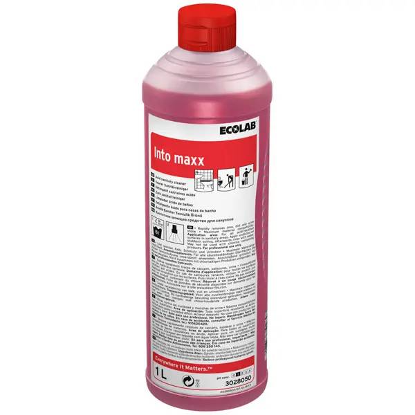 Ein Bild von Ecolab Into MAXX Allround-Sanitärreiniger - 1 Liter