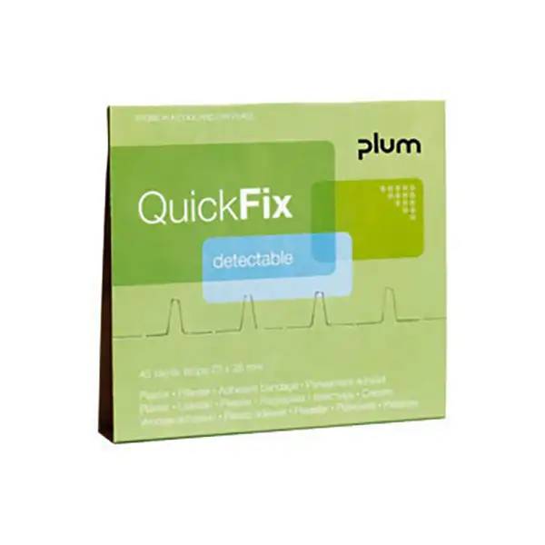 Ein Bild von Plum QuickFix Detectable Pflaster-Nachfüllpack - 45 Stück