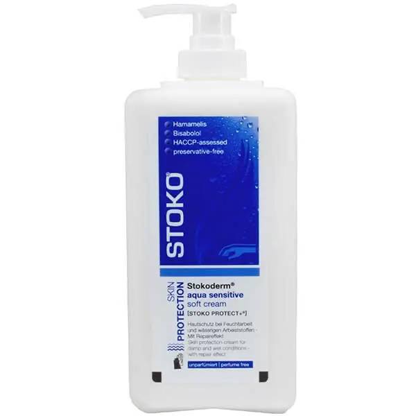 Ein Bild von SC Johnson Stokoderm aqua Hautschutzcreme - 500 ml