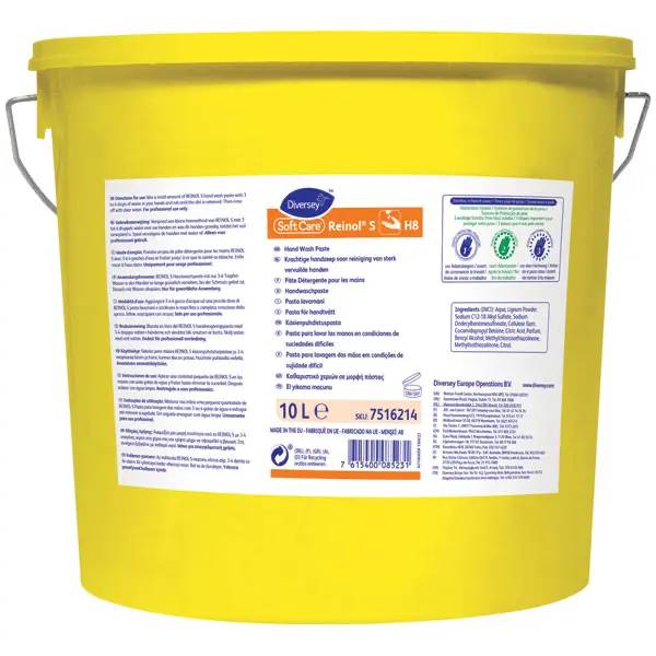 Ein Bild von Diversey SoftCare Reinol S H8 Handwaschpaste - 10 Liter