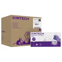 Ein Bild von Kimtech Science Purple Nitrile-Xtra-Handschuhe - S