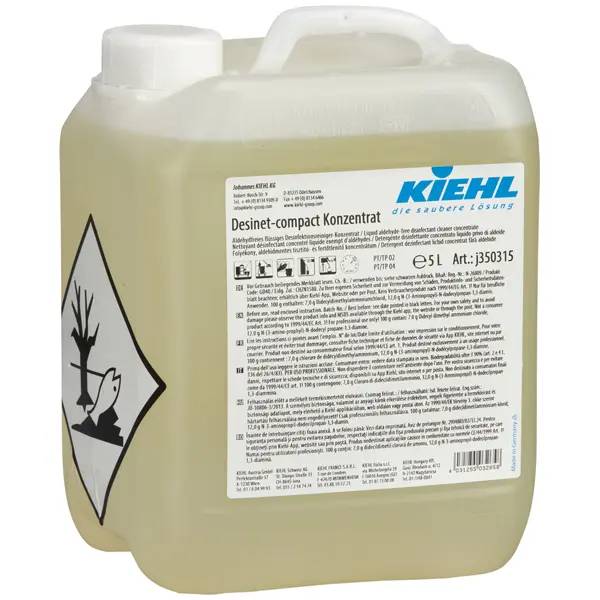 Ein Bild von Kiehl Desinet-compact-Konzentrat Desinfektionsreiniger - 5 Liter