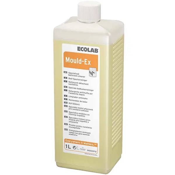 Ein Bild von Ecolab Mould-Ex Badspezialreiniger/Schimmelentferner - 1 Liter