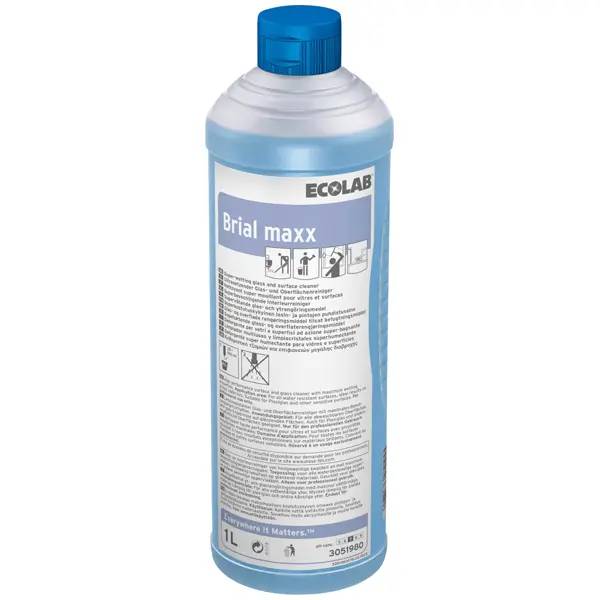 Ein Bild von Ecolab Brial MAXX Glas- & Oberflächenreiniger - 1 Liter