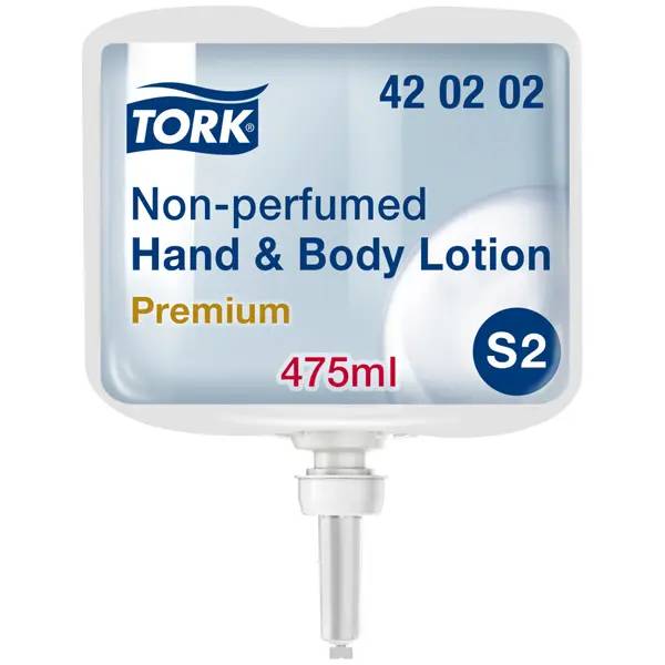 Ein Bild von Tork S2 Premium Hand & Body Lotion - 8x475 ml