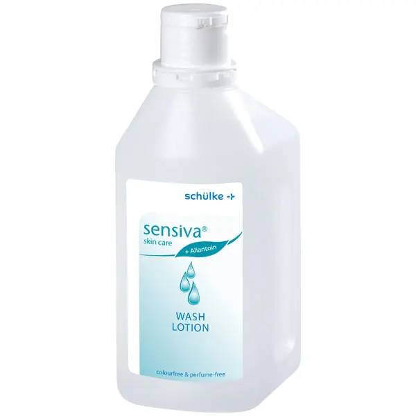 Ein Bild von Schülke & Mayr sensiva wash lotion (Euroflasche) - 1 Liter