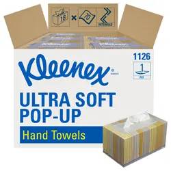 Ein Bild von Kleenex Ultra Soft Handtücher Zupfbox - 1-lagig