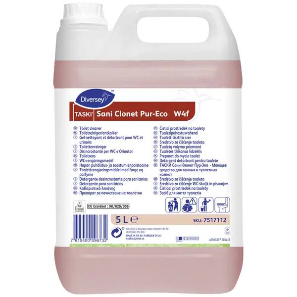 Ein Bild von Taski Sani Clonet Pur-Eco W4f Toilettenreiniger - 5 Liter