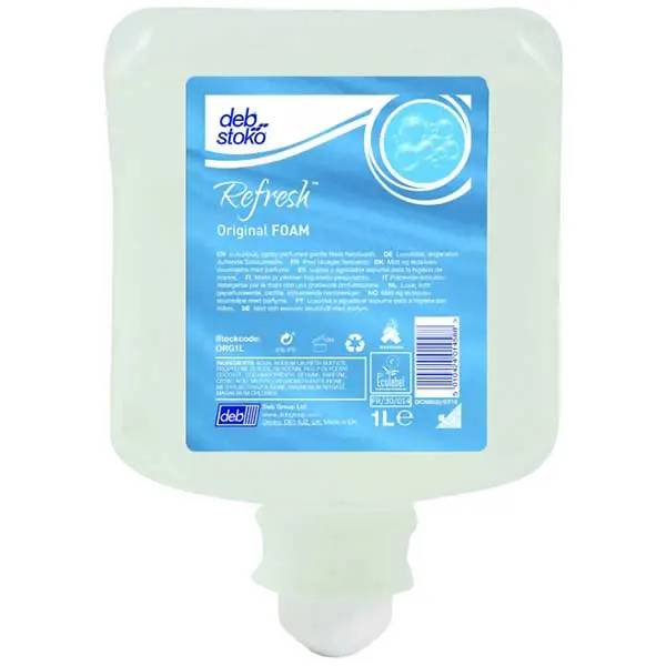 Ein Bild von SC Johnson RefreshOriginal FOAM Schaumseife - 6x1 Liter