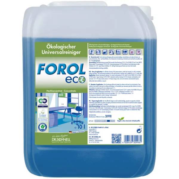 Ein Bild von Dr. Schnell FOROL eco Universalreiniger - 10 Liter