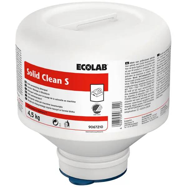 Ein Bild von Ecolab Solid Clean S Maschinenspülmittel - 4,5 kg