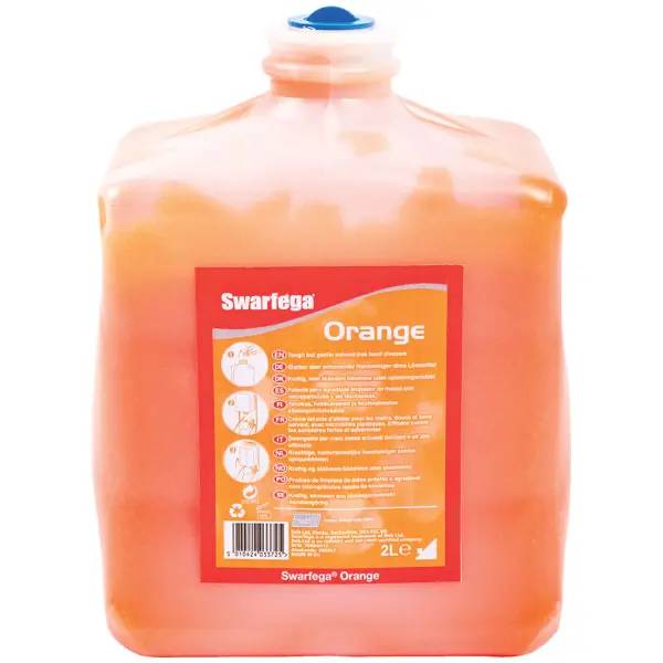 Ein Bild von SC Johnson Swarfega ORANGE Handreiniger - 6x2 Liter