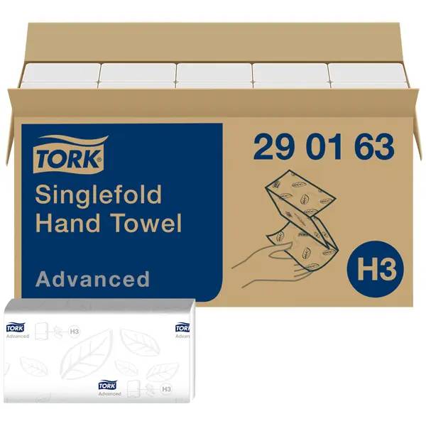 Tork Advanced H3 Falthandtuch hochweiß - 23x24,8 cm