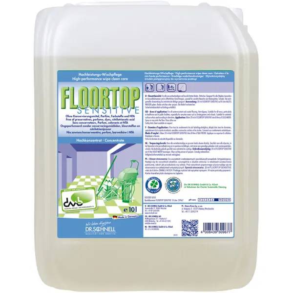 Ein Bild von Dr. Schnell FLOORTOP sensitive Hochleistungs-Wischpflege - 10 Liter